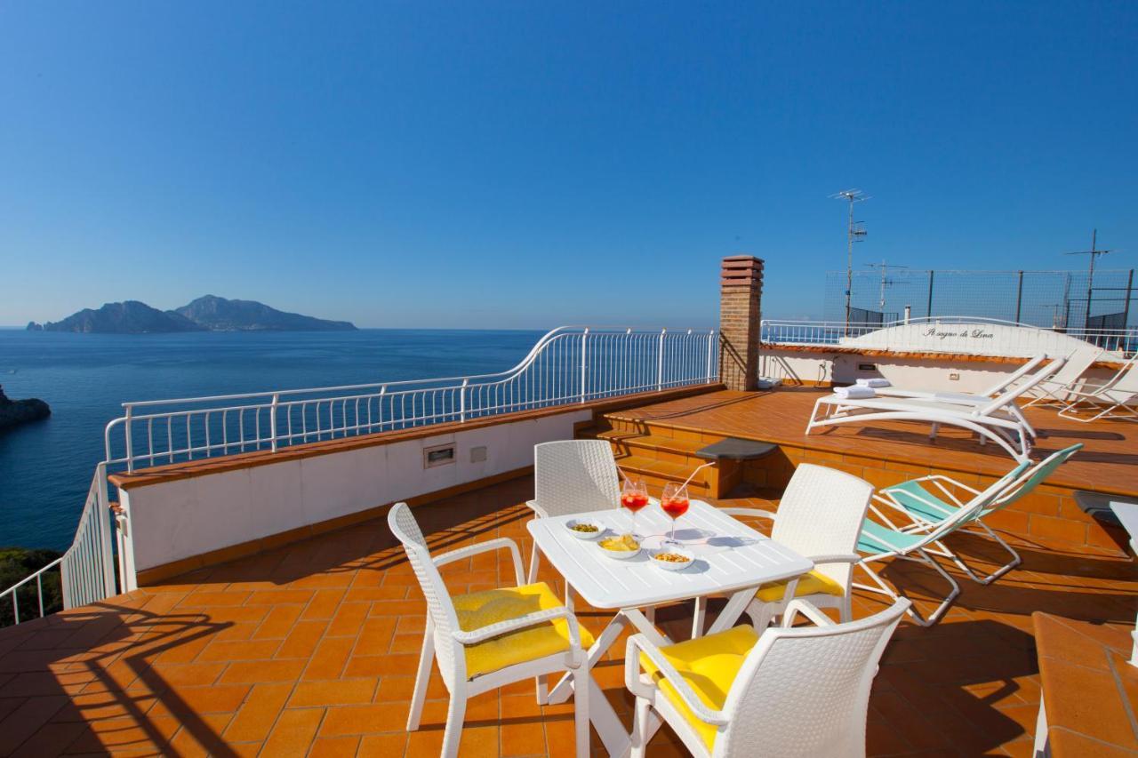 马萨鲁布朗斯Il Sogno Di Lina Sorrento Coast Capri View别墅 外观 照片