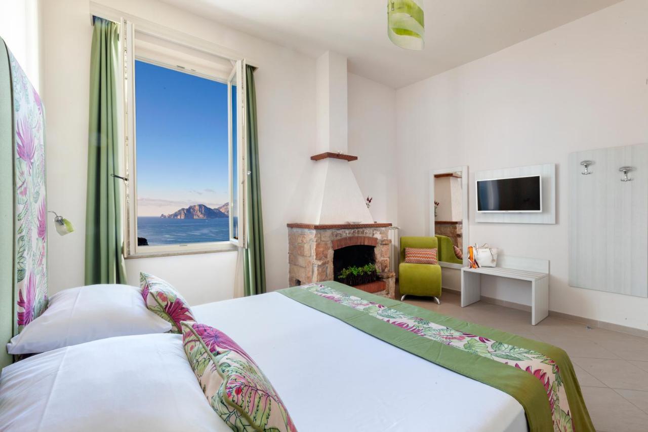 马萨鲁布朗斯Il Sogno Di Lina Sorrento Coast Capri View别墅 外观 照片