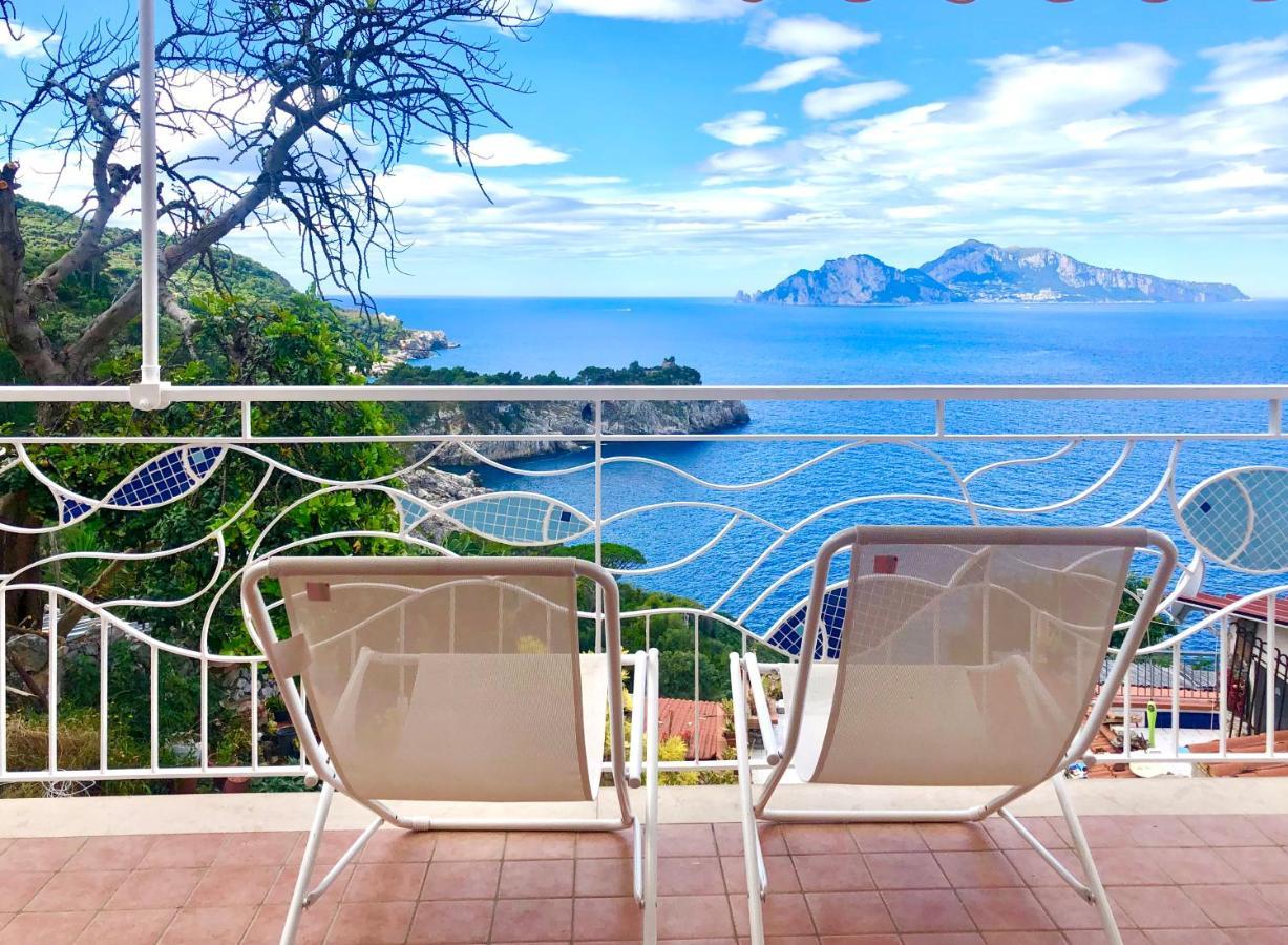 马萨鲁布朗斯Il Sogno Di Lina Sorrento Coast Capri View别墅 外观 照片