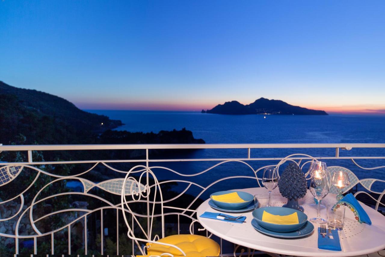 马萨鲁布朗斯Il Sogno Di Lina Sorrento Coast Capri View别墅 外观 照片