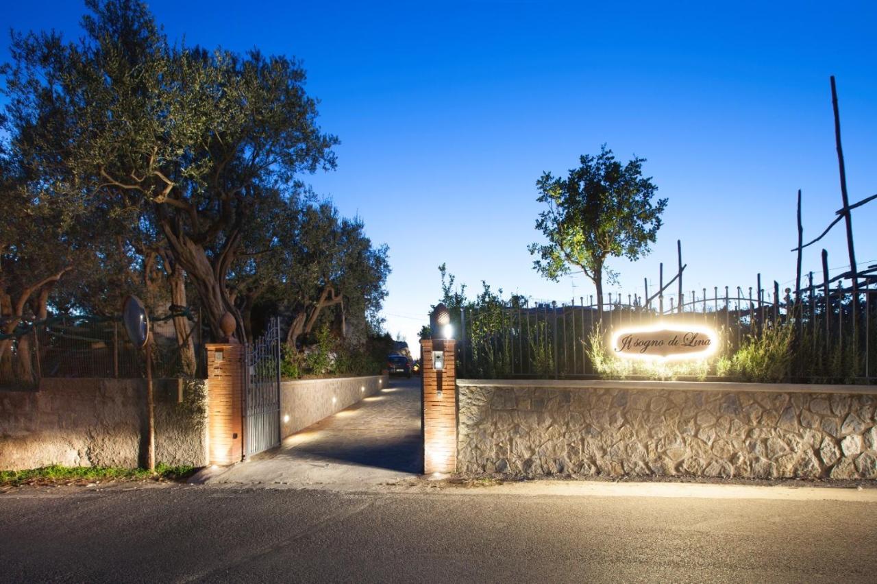 马萨鲁布朗斯Il Sogno Di Lina Sorrento Coast Capri View别墅 外观 照片