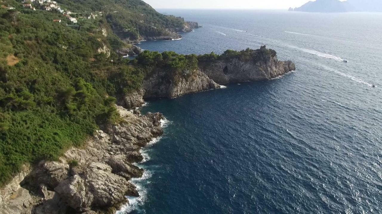 马萨鲁布朗斯Il Sogno Di Lina Sorrento Coast Capri View别墅 外观 照片